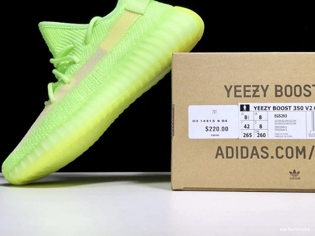 Yeezy EG5293 Adidas the Boost V2 Glow in Dark 350 0708